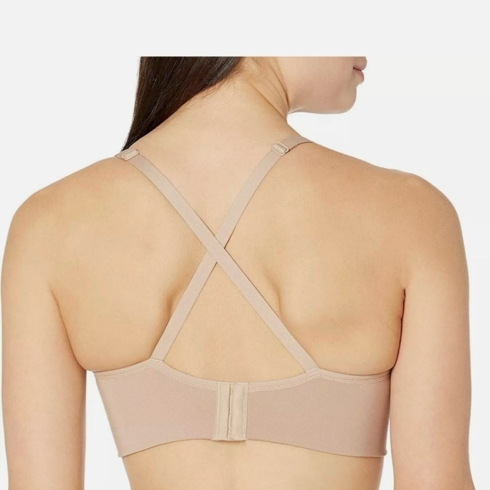 Warners All You Need T Shirt Bra Women’s 34C Tan Wireless Lightly Lined Comfort - Picture 3 of 11
